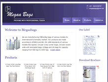 Tablet Screenshot of megaabagsindia.com